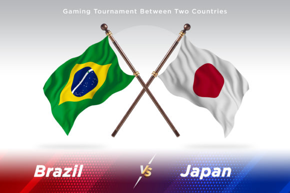 Brazil Versus Japan Two Flags: Design and Meaning