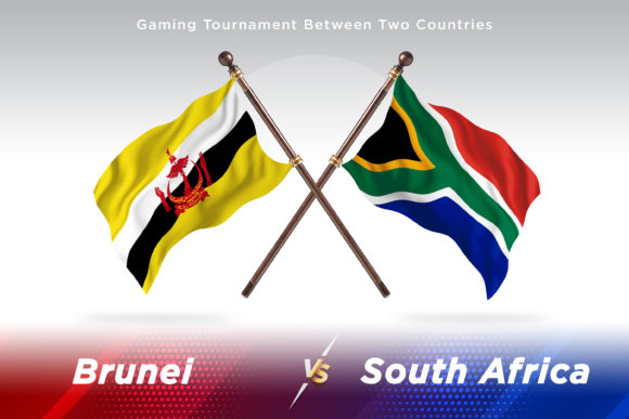 Brunei Versus South Africa: Two Flags