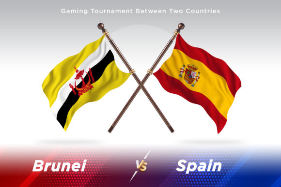 Brunei Versus Spain Two Flags: Design Inspiration