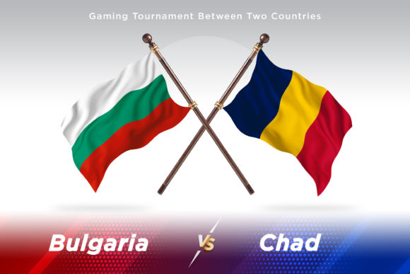 Bulgaria Versus Chad Two Flags Comparison