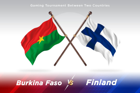 Burkina Faso Versus Finland Two Flag: A Bold Typeface for Statement Design