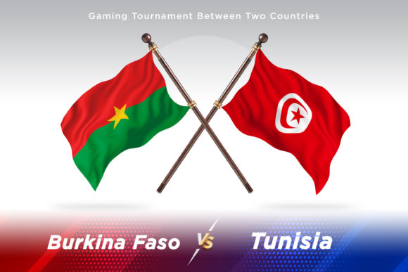 Burkina Faso Versus Tunisia Two Flags: A Bold Display Font