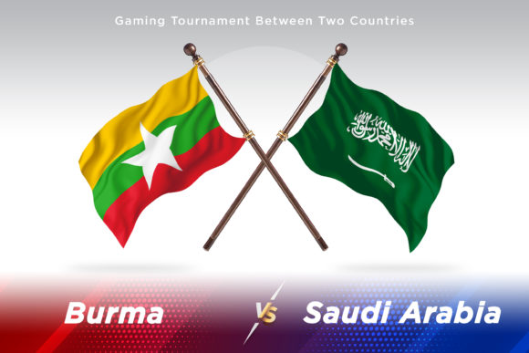 Burma Versus Saudi Arabia Two Flags: A Study in Contrasts and Cultural Expression