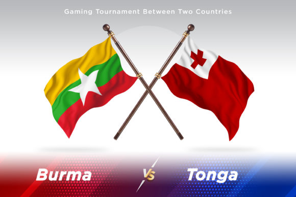 Burma Versus Tonga Two Flags Compared